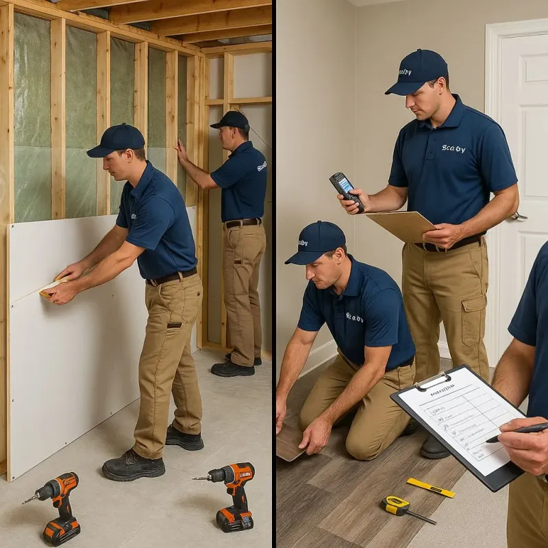 Repairs and Reconstruction process in Sewaren, NJ