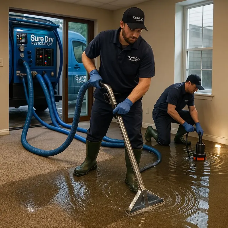 Water Extraction and Removal process in Sewaren, NJ